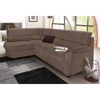 Sit&more Ecksofa "Pandora L-Form", braun (schoko), B:251cm H:91cm T:176cm,