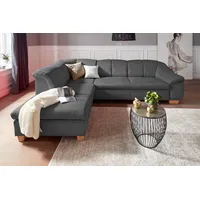 Sit&more "Santo L-Form" mit Federkern, wahlweise mit Bettfunktion und