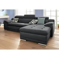 Sit&more Ecksofa »Top Andiamo L-Form«, wahlweise mit Bettfunktion, inklusive