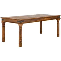 Woodkings Esstisch Merlin 180x90 cm - Braun