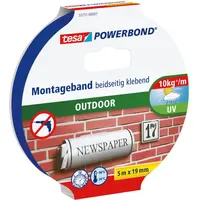 Tesa Montageband Powerbond Outdoor 5 m x 19 mm
