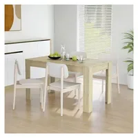 VidaXL Sonoma-Eiche 140 x 76 x 74,5 cm braun