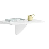 SoBuy Wandklapptisch Weiß Holzwerkstoff, 60x6x40 cm, Esszimmer, Tische