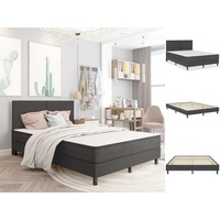 VidaXL Boxspring-Bettgestell 160 x 200 cm grau