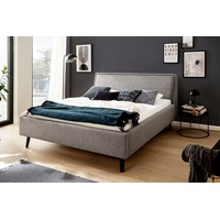 Meise Möbel Polsterbett ¦ grau ¦ Maße (cm): B: