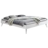 Hasena Bett Calvari 120 x 200 cm Holz Weiß