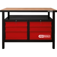KS Tools Werkbank mit 6 Schubladen, H840xB1200xT600mm