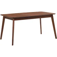 Beliani Esstisch Dunkler Holzfarbton 150 cm Esszimmer, Tische, Esstische