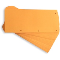 Oxford Trennstreifen Duo orange, 160 g/qm Karton, 60 St.