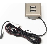 L&S USB Doppelsteckdose 12 V 5 V 1x2,1 A