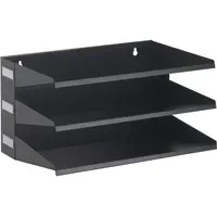 Durable Sortierstation schwarz mit 3 Fächern