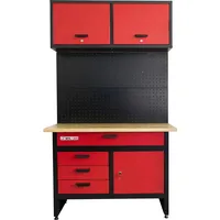 Holzmann Maschinen Holzmann Werkbank mit Hängeschrank und Lochwand WHL1200