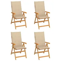 VidaXL Gartenstuhl 59,8 x 93,3 x 31,5 cm braun