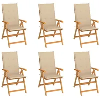 VidaXL Gartenstuhl 60,7 x 93,9 x 32,9 cm braun