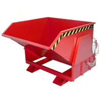 Bauer Südlohn Kippbehälter BK 100, lackiert, Feuerrot