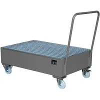 Bauer Südlohn Fahrbare Auffangwanne 2020, lackiert, Mausgrau