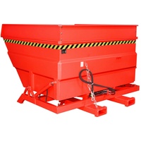 Bauer Südlohn Kippbehälter BKC-H 400, lackiert, Feuerrot