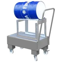 Bauer Südlohn Fahrbare Auffangwanne AW 60-1 SRF, lackiert, Mausgrau