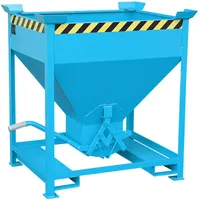 Bauer Südlohn Silobehälter SG 375, lackiert, Lichtblau