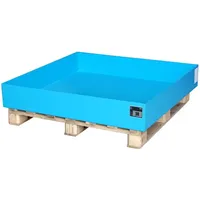 Bauer Südlohn Auffangwanne 2026, lackiert, Lichtblau