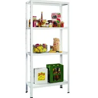 SCHULTE Regalwelt Steckregal mit 4 PowerMAX Fachböden, 60 kg