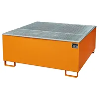 Bauer Südlohn Auffangwanne AW 1000/PE, lackiert, Gelborange
