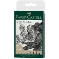 Faber-Castell Pitt Artist Pen 8er schwarz