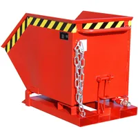 Bauer Südlohn Späne-KippmuldeSKK 250, lackiert, Feuerrot