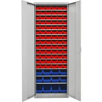 ADB Stahlschrank 40833 lichtgrau 71,0 x 30,0 x 195,0