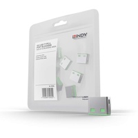 Lindy USB Portblocker, grün, 10er-Pack 40461