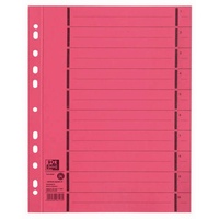 Oxford Trennblätter DIN A4 1-10 rot, 250 g/qm, 100