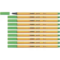Stabilo point 88 Fineliner grün 0,4 mm, 10 St.