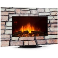 Klarstein Colmar Elektrischer Kamin Glas 2000W 7 LED-Farben FernbedienungMittleres