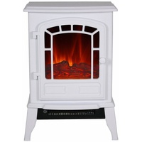 El Fuego Elektrokamin Como Weiß mit Heizung 2 kW