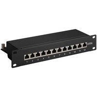 Goobay 93796 CAT 6a 10 Zoll / 12 Port