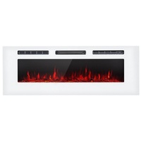 Klarstein KlarsteinGaleras Elektrischer Wand- und Einbaukamin 1800 W LED