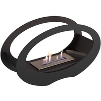 Kratki Echo Ethanol-Kamin, freistehender Echtfeuer-Kamin, Feuerlinie 15 cm, Gewicht: