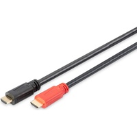 Digitus HDMI Typ A) 20.0m m/Ethernet UltraHD gold sw.