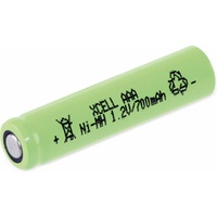 XCell NiMH-Akku, Industriezelle, AAA, Flat-Top, 44,5x10,5mm, 1,2V/700mAh