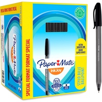 Paper mate InkJoy 100 ST M Kugelschreiber schwarz/transparent, 100er-Pack