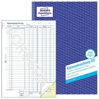 Avery Zweckform Kassenabrechnung 427, DIN A4 2x50Blatt