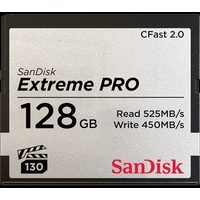 SanDisk Extreme Pro CFAST 2.0 525MB/s VPG130 128GB