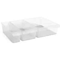 Rotho Kühlschrankorganizer-Set Loft 3 Transparent 3-teilig