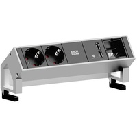 Bachmann Steckdoseneinheit ws 2xSchutzk.1xUSB1xABD 902.228