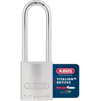 ABUS Titalium-Vorhangschloss 86TI/45HB80 Hochbügel ohne Zylinder, 04391