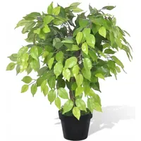 VidaXL Künstlicher Zwerg-Ficus mit Topf 60 cm