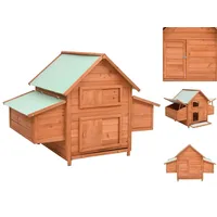VidaXL Hühnerstall 152 x 96 x 110 cm braun