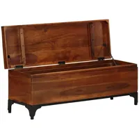 VidaXL Aufbewahrungstruhe 110x35x41 cm Akazie Massivholz