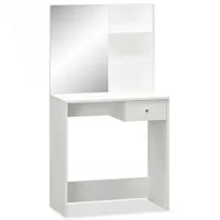 VidaXL Schminktisch Holzwerkstoff 75x40x141 cm Weiß