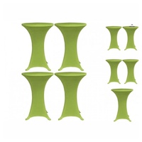 VidaXL Stretch-Tischhussen 4 Stk. 70 cm Grün
